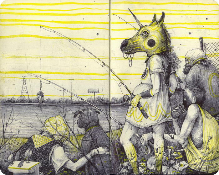 Необычные иллюстрации Pat Perry/ Дикая смесь из разных стилей и мыслей. Необычные иллюстрации Pat Perry/ Дикая смесь из разных стилей и мыслей.