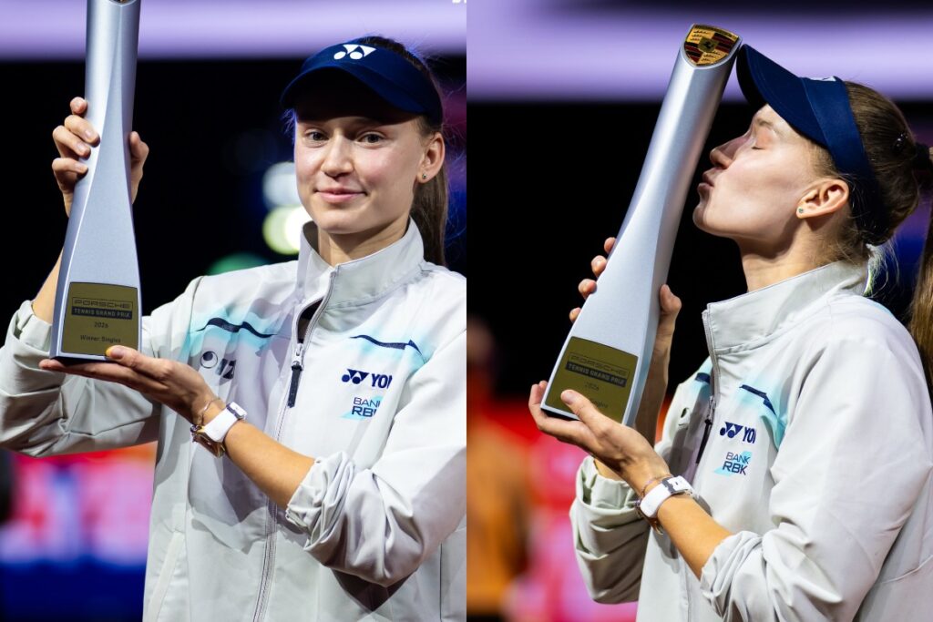 Рыбакина стала чемпионкой турнира WTA 500 в Штутгарте