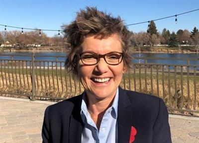 Mary Daly, President of the Federal Reserve Bank of San Francisco, poses after giving a speech on the U.S. economic outlook, in Idaho Falls, Idaho, U.S., November 12 2018. REUTERS/Ann Saphir.Ê