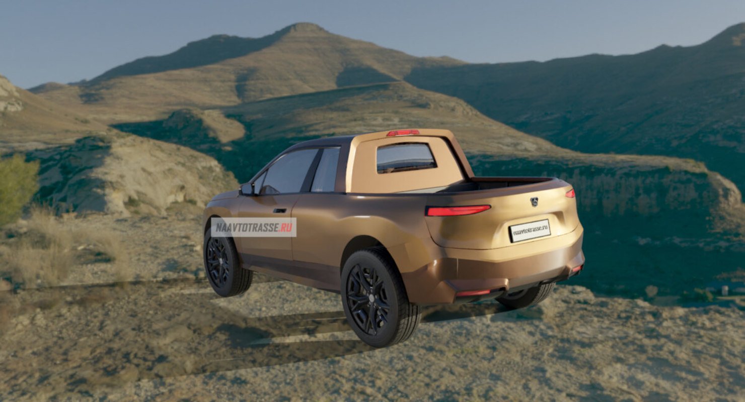 Независимый дизайнер опубликовал рендеры нового пикапа ГАЗ-66 2021–2022