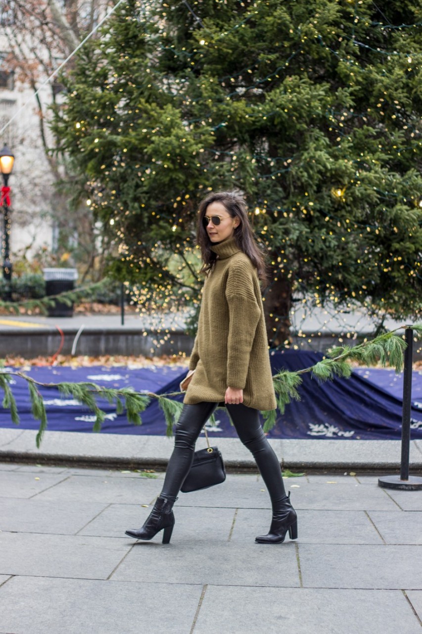 NYC Blogger: Sweater dress 2