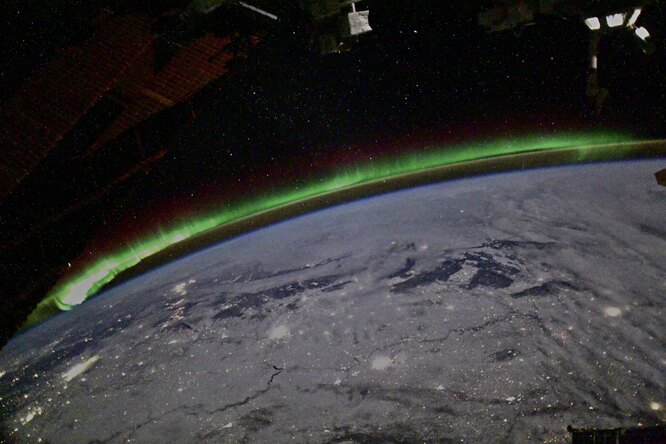 Фото, снятое космонавтом Роскосмоса Сергеем Кудь-Сверчковым