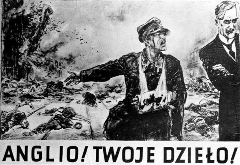 «Англия! Твоих рук дело!» — польский плакат о нападении Германии
