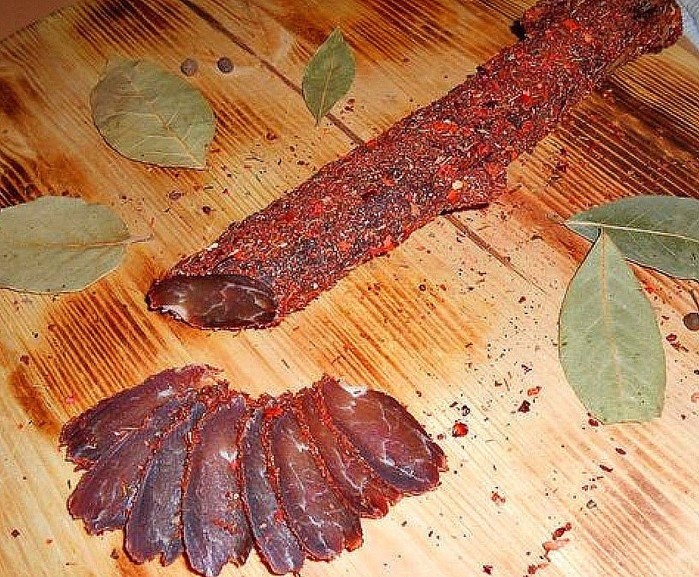 Сыровяленый деликатес еда, рецепт, своими руками, сделай сам