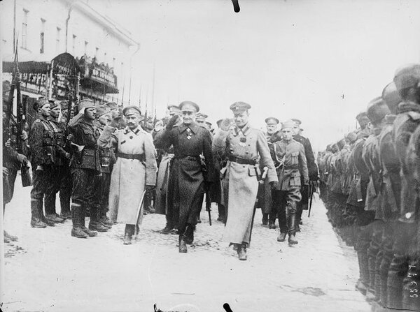 Колчак и лидеры союзников, 1919 г. Источник: pinterest.com