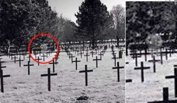 Фото призрака на Солдатском кладбище