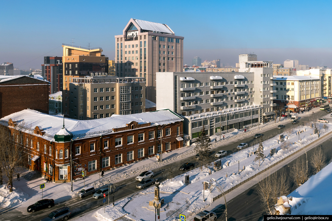 Новосибирск зимой фото