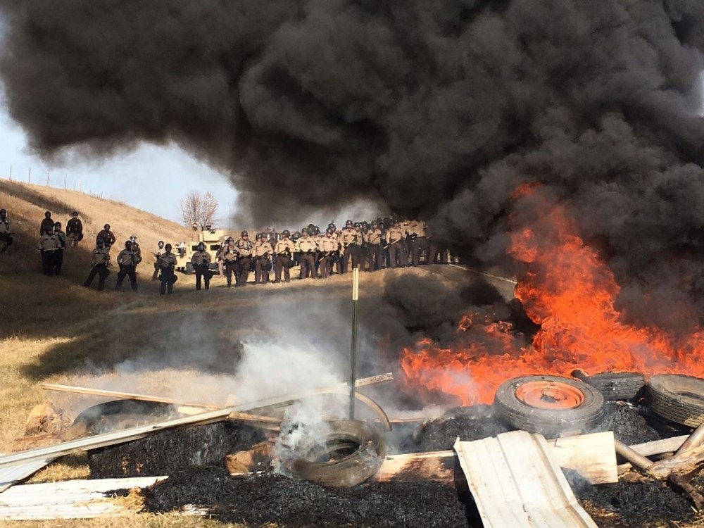 Американский протест - бойня в Северной Дакоте
