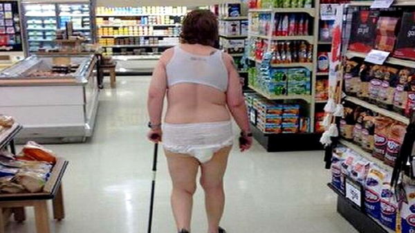 Эти люди просто пришли за покупками в американский супермаркет Эти люди просто пришли за покупками в американский супермаркет