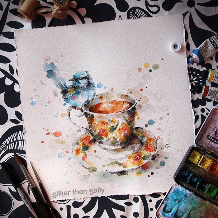 Colorful Watercolor Paintings