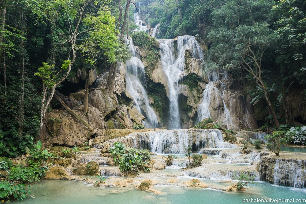 водопад Луанг Прабанг