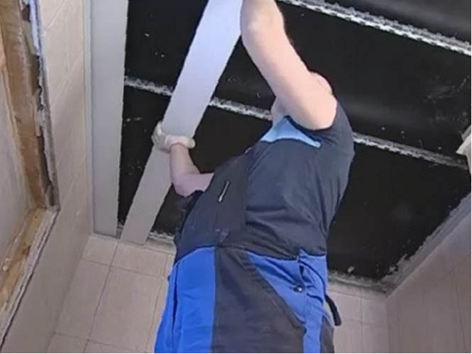 инструкция по монтажу реечного потолка