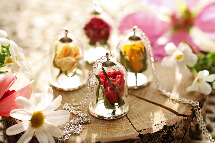 бижутерия с частичкой природы внутри