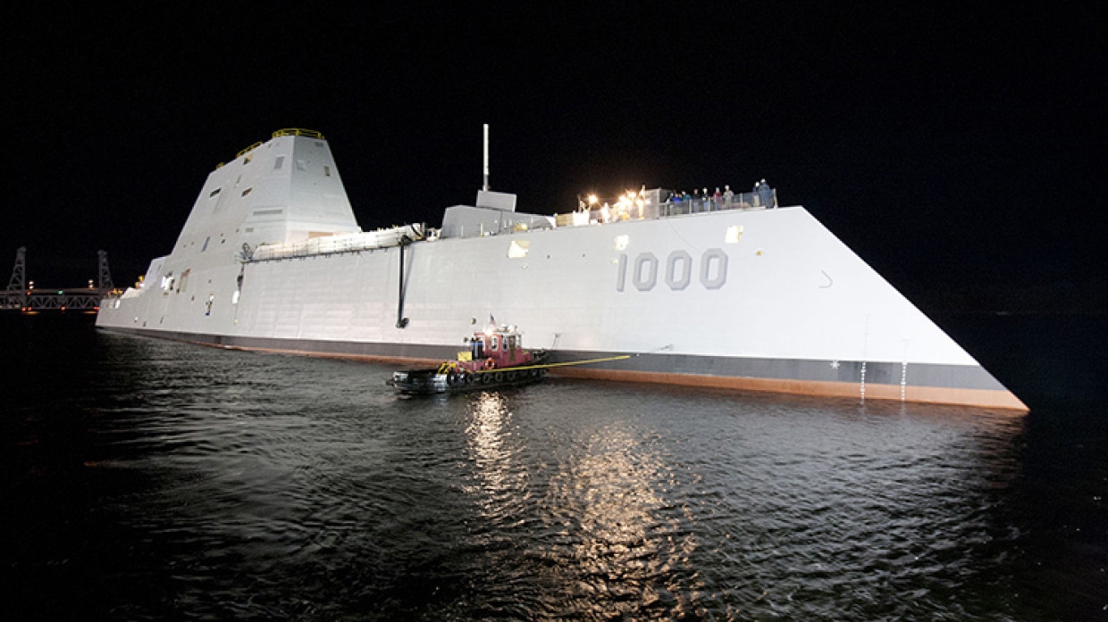 NI: Россия хочет построить корабль-невидимку по примеру американского эсминца Zumwalt