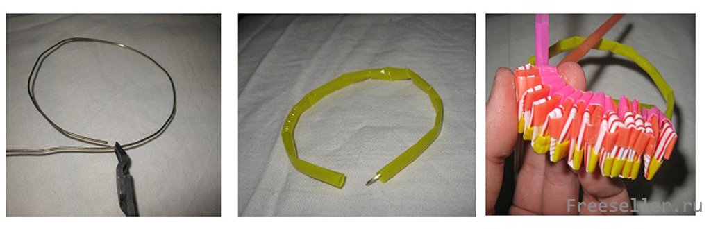 Плетение из трубочек, браслеты плетение из трубочек,сделай сам