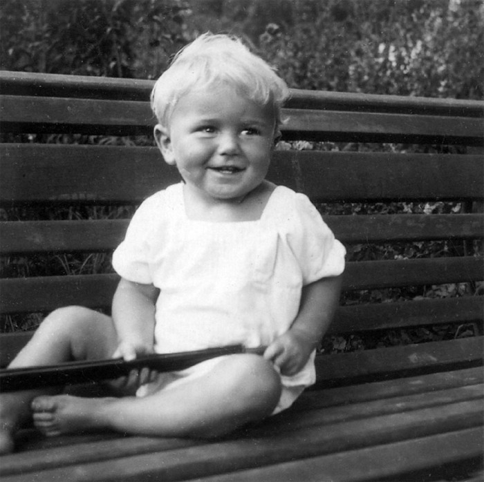 Здзислав Бексиньский в возрасте одного года. \ Фото: google.com.