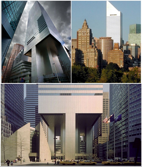 В 1977 г. небоскрёб был торжественно открыт (Сiticorp Center, Манхэттен).