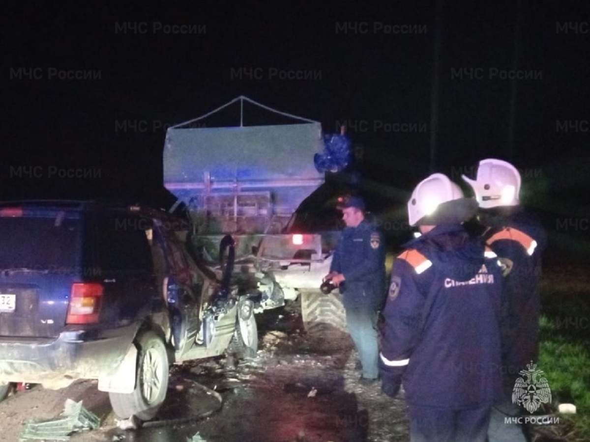 В ДТП с трактором под Брянском погибли 27-летняя девушка и 31-летний мужчина