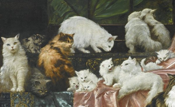 Величайшая картина с кошками в мире Величайшая картина с кошками в мире