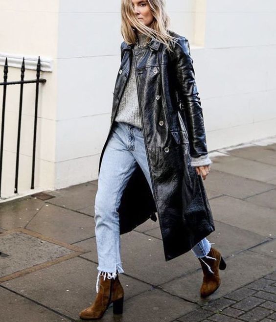 Что носить осенью 2019: кожа – главный тренд сезона мода,мода и красота,модные образы,модные тенденции,одежда и аксессуары