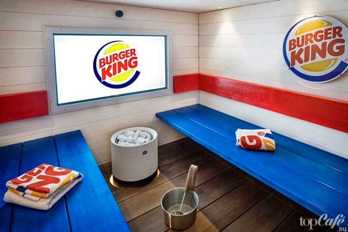 Необычные рестораны быстрого питания: Спа-салон Burger King
