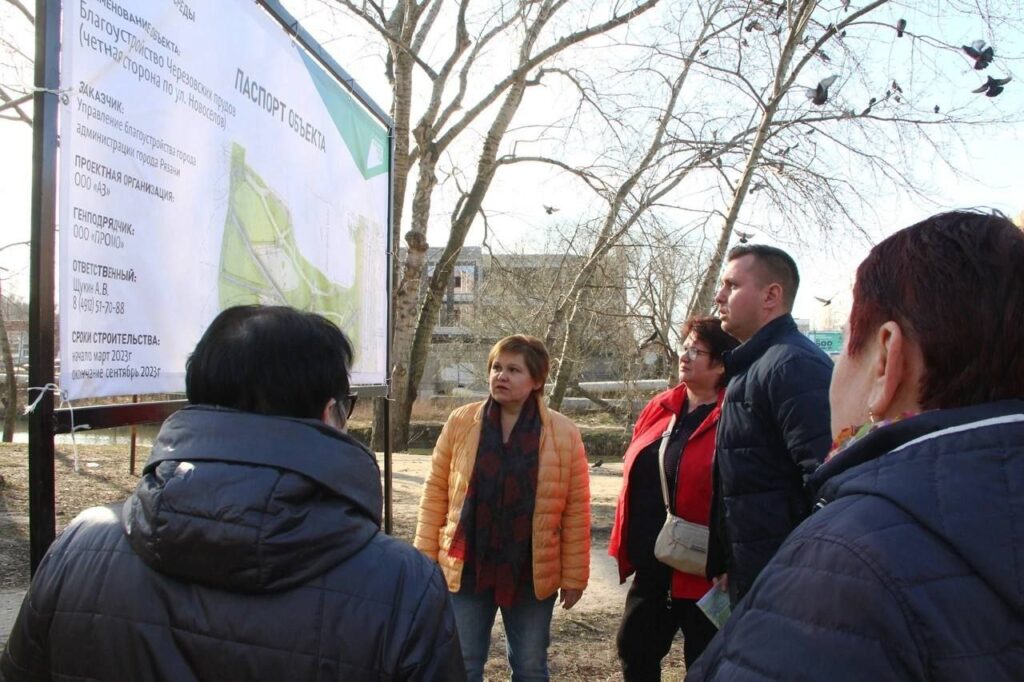 В Рязани начали благоустраивать территорию Черезовских прудов в Дашково-Песочне