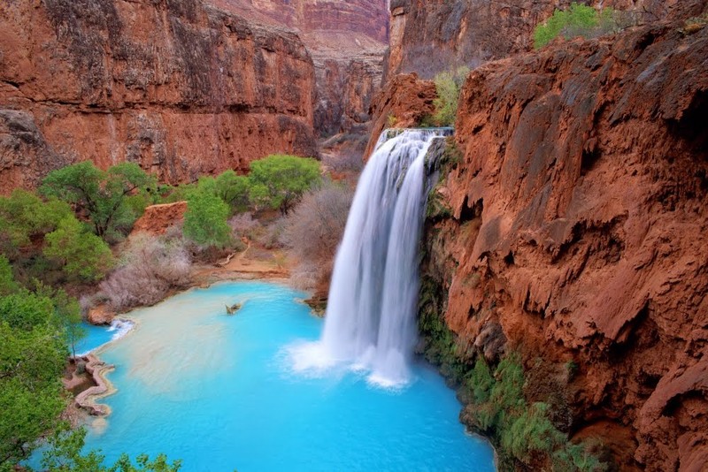 Самые красивые естественные водоёмы планеты водопад, водопада, Falls, можно, Havasu, составляет, Cenote, Каньон, бассейнов, кальция, бассейн, расположен, Куанг, только, водопадов, несколько, имеет, которые, популярностью, местных