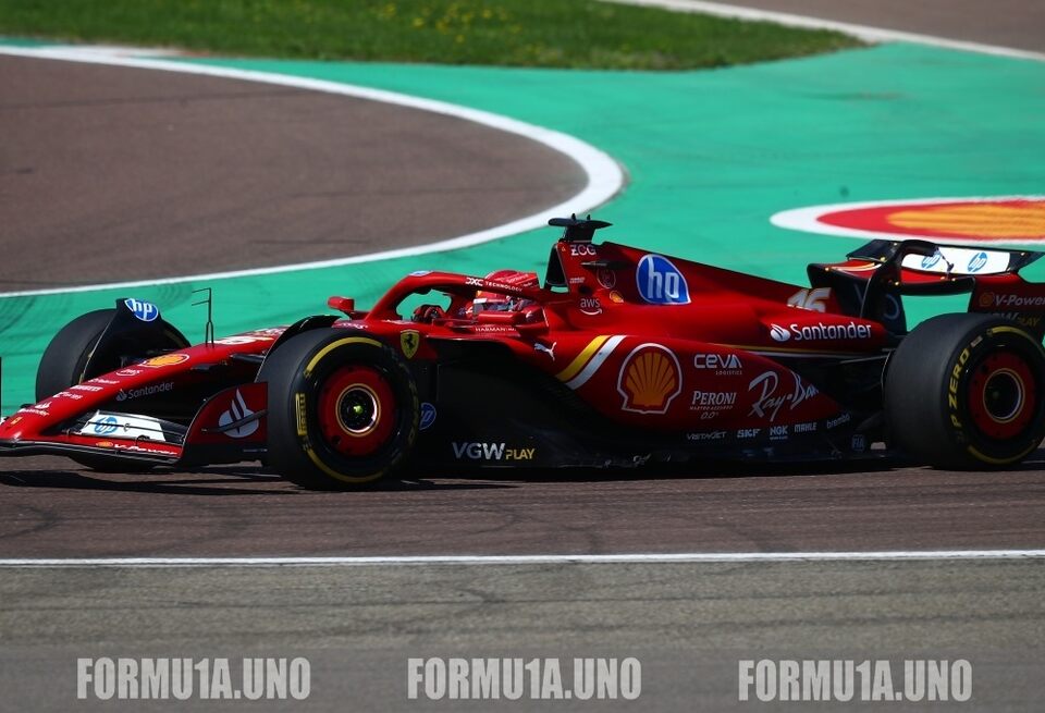 Команда Ferrari протестировала крупный пакет обновлений перед Имолой. Фото