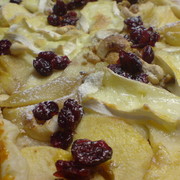 Открытый фруктовый пирог с сыром/Tortine di frutta
