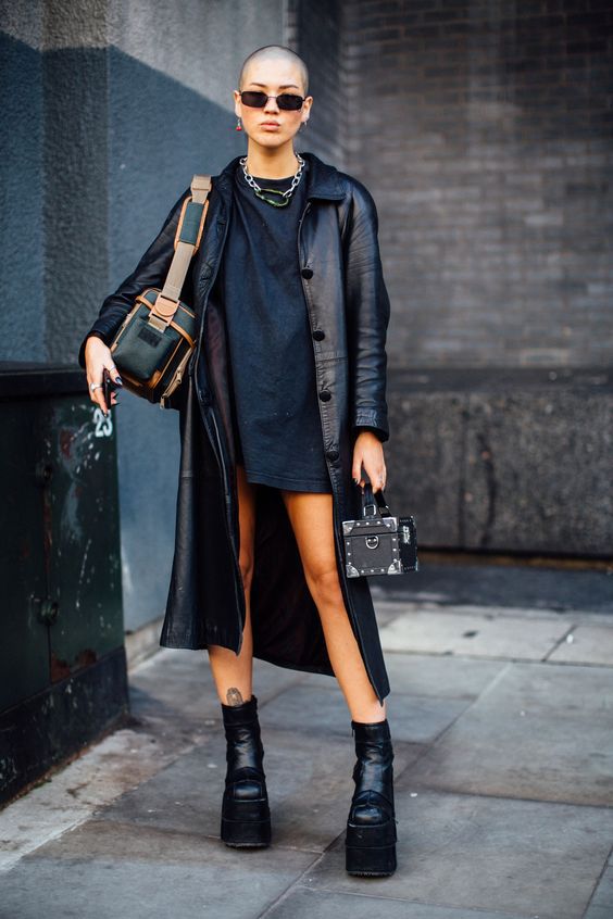 Что носить осенью 2019: кожа – главный тренд сезона мода,мода и красота,модные образы,модные тенденции,одежда и аксессуары