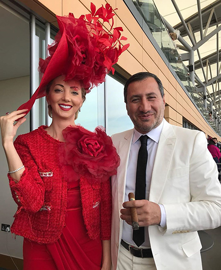 Наталья Ротенберг с возлюбленным на королевских скачках Royal Ascot Звездные пары
