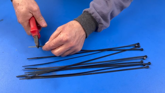 Как восстановить пластиковые изделия с помощью кабельных стяжек мастер-класс,полезные советы