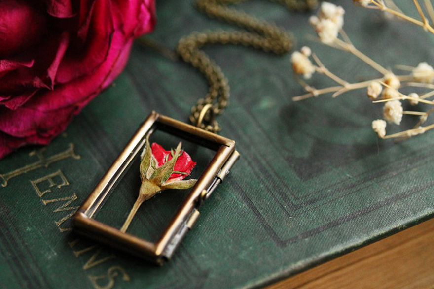 бижутерия с частичкой природы внутри