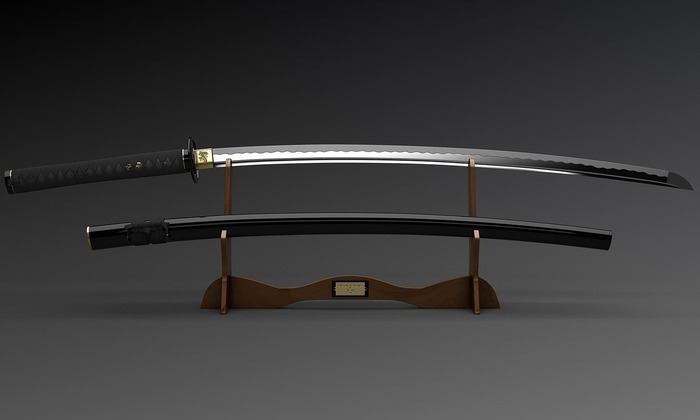 Легендарный меч японских самураев. /Фото: pikabu.ru 