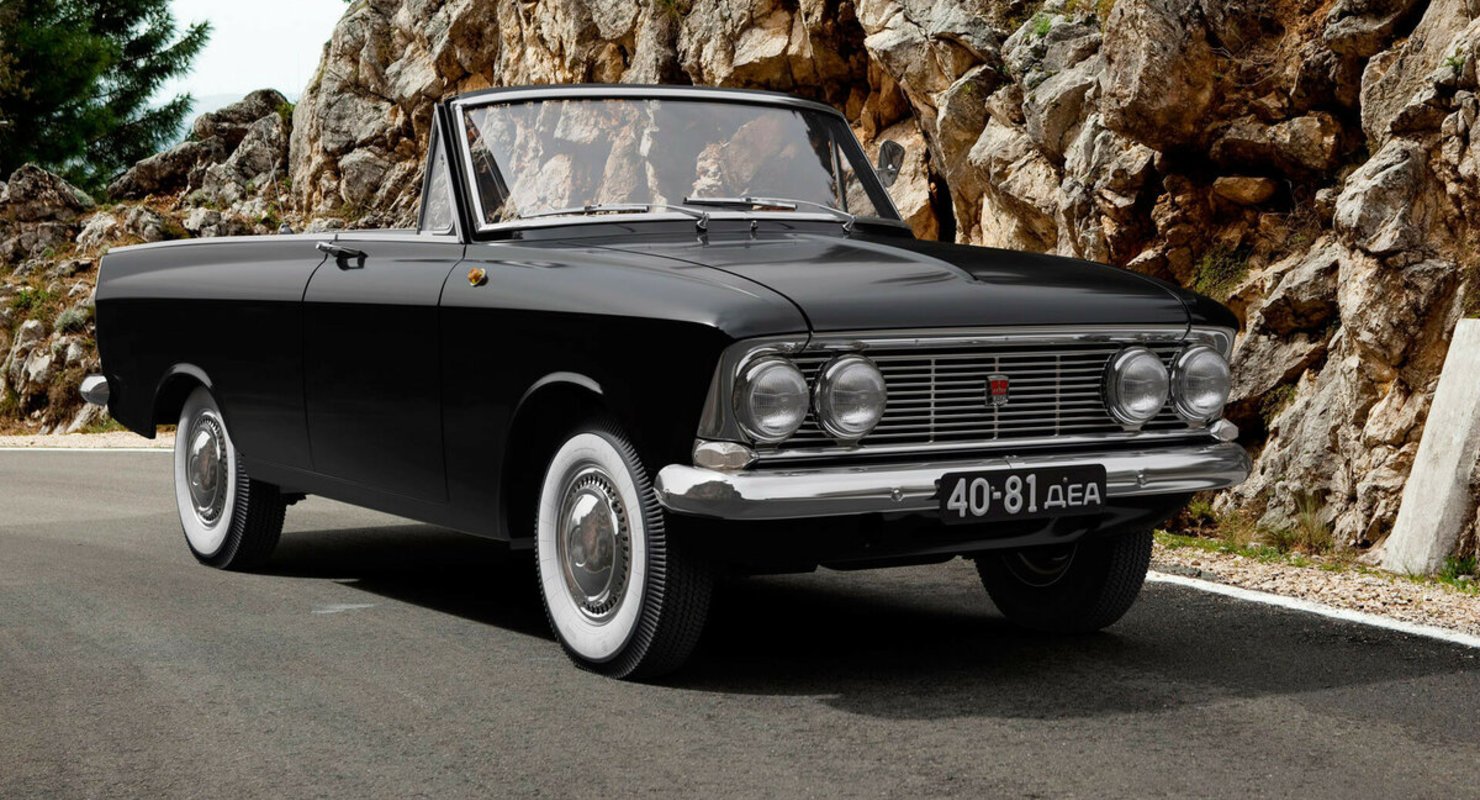 «Советская роскошь» Элегантный кабриолет Москвич-408 "Турист" со съемной крышей