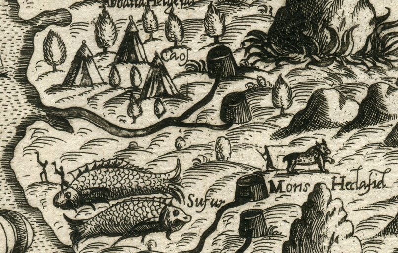 Глобальный катаклизм: Исчезнувшие мегаполисы в Исландии на картах 16 века, изображение №3