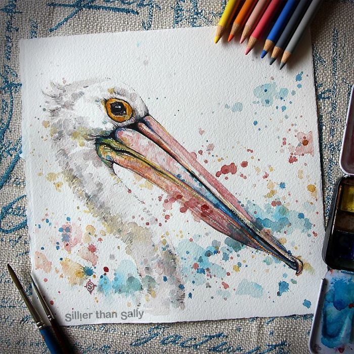 Colorful Watercolor Paintings