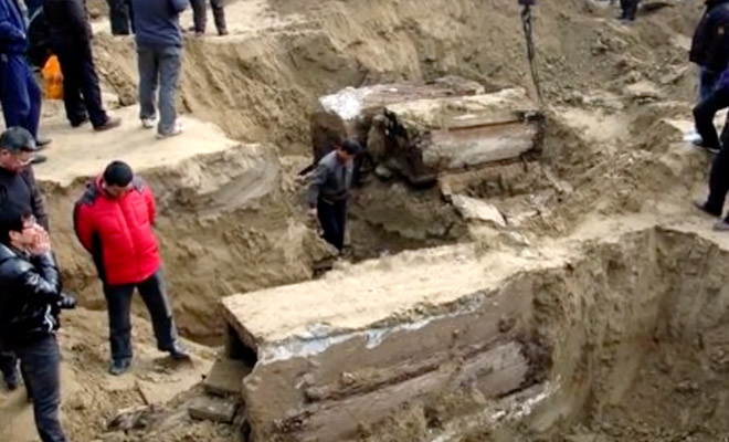 Находки строителей из тоннелей и котлованов: при прокладке метро под землей нашли дом Находки строителей из тоннелей и котлованов: при прокладке метро под землей нашли дом Культура