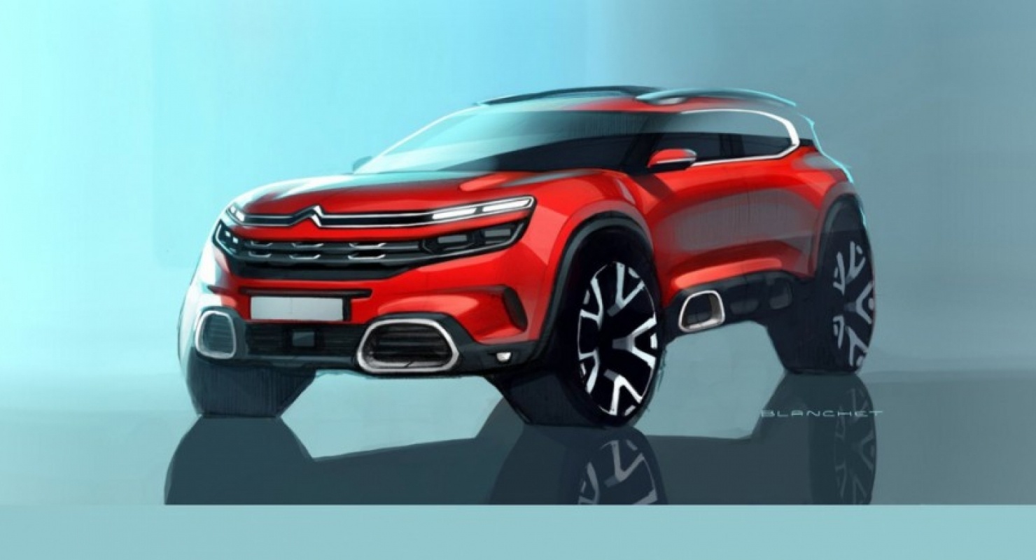 Опубликованы первые изображения обновленного Citroën C5 Aircross