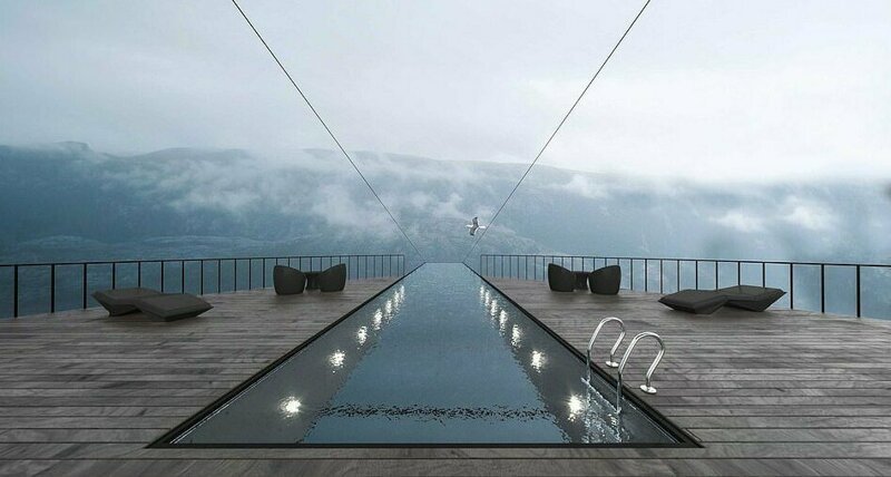 Туристов приглашают в отель над пропастью Туристов приглашают в отель над пропастью заграница,туризм