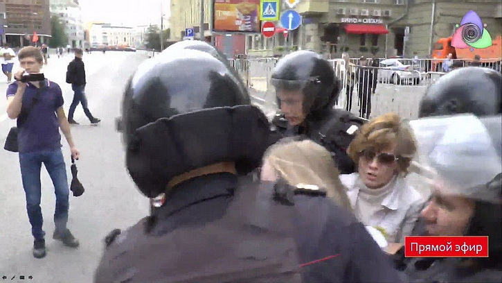 В Москве на митинге «За свободный Интернет» задержано несколько лесбиянок