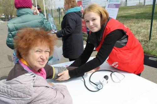 19 мая волонтеры - медики красноярского края представили свою площадку на празднике Фестиваль Возможностей. 04