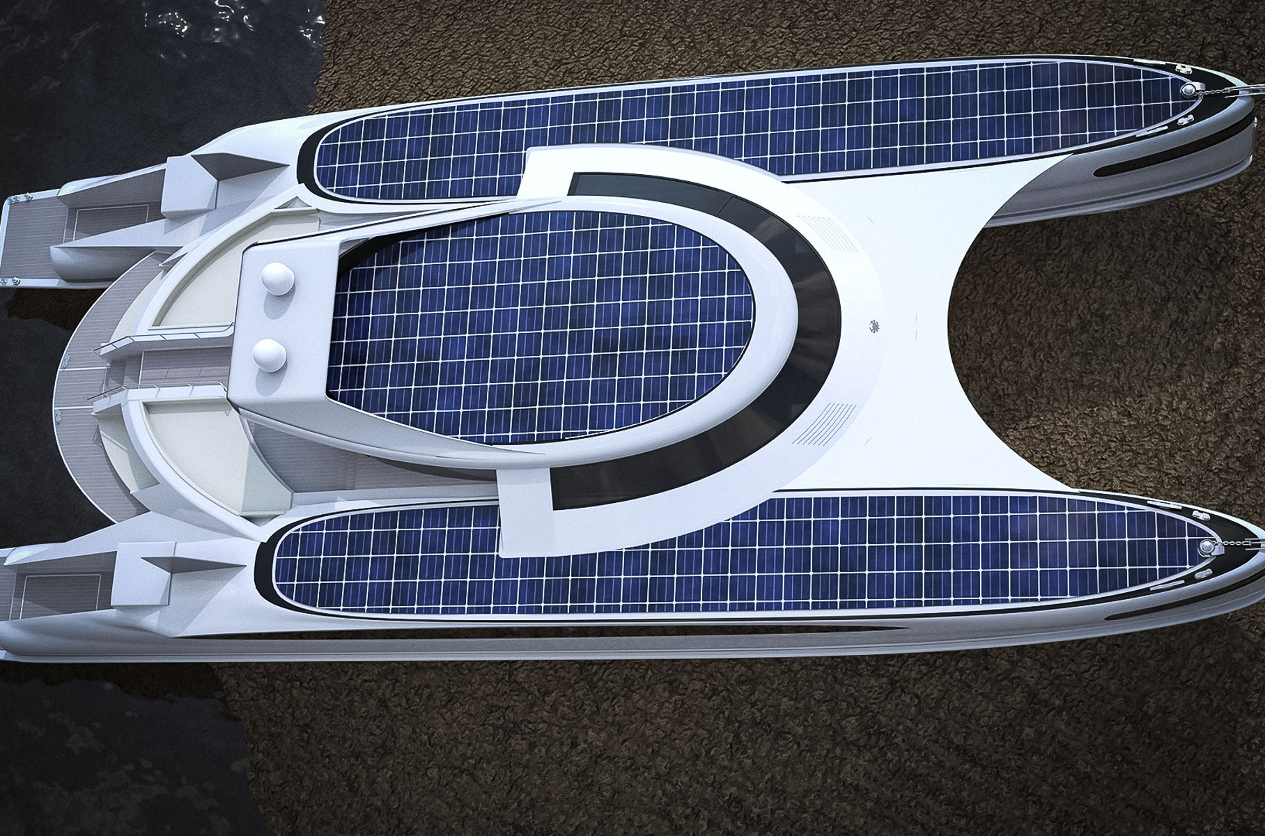 Посмотрите на 25-метровый катамаран-амфибию с Tesla на борту за 30 миллионов долларов Посмотрите на 25-метровый катамаран-амфибию с Tesla на борту за 30 миллионов долларов Новости