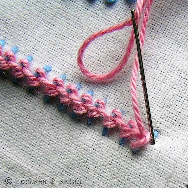 This website has fantastically helpful tutorials for embroidery stitches.