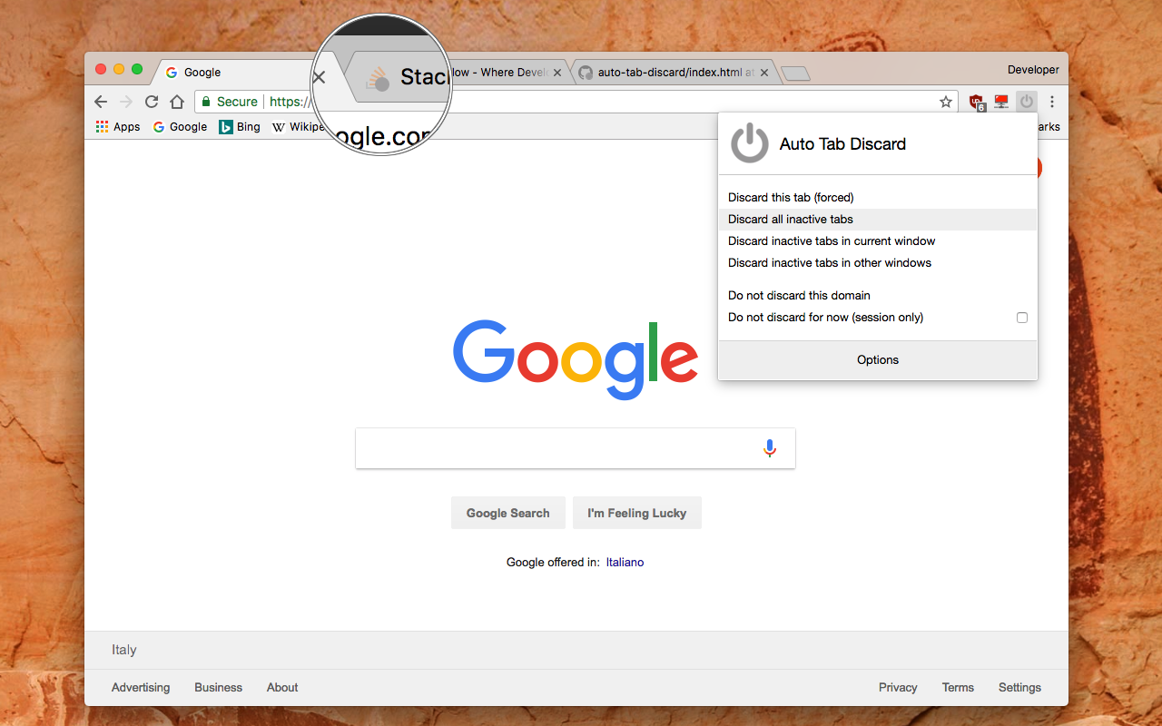 Как освободить память в неактивных вкладках Firefox и Chrome