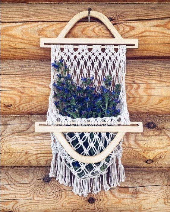 Чудесные идеи практического использования макраме в жизни Чудесные идеи практического использования макраме в жизни идеи,интерьер,макврам е,сделай сам