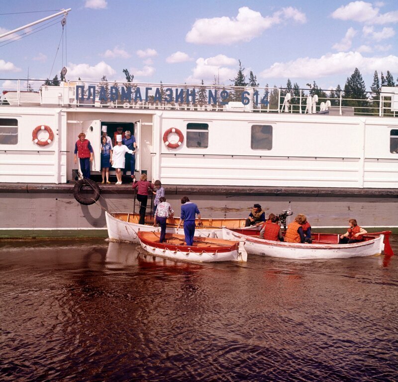 1970-е. На реке Лене 