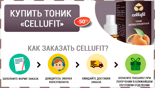 Заказать тоник от целлюлита Cellufit