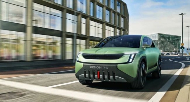 Skoda представила будущий электрический флагман Vision 7S Skoda представила будущий электрический флагман Vision 7S Автоновинки