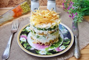 Оригинальные салаты с картошкой покорят гостей своим вкусом кулинария,рецепты,салаты